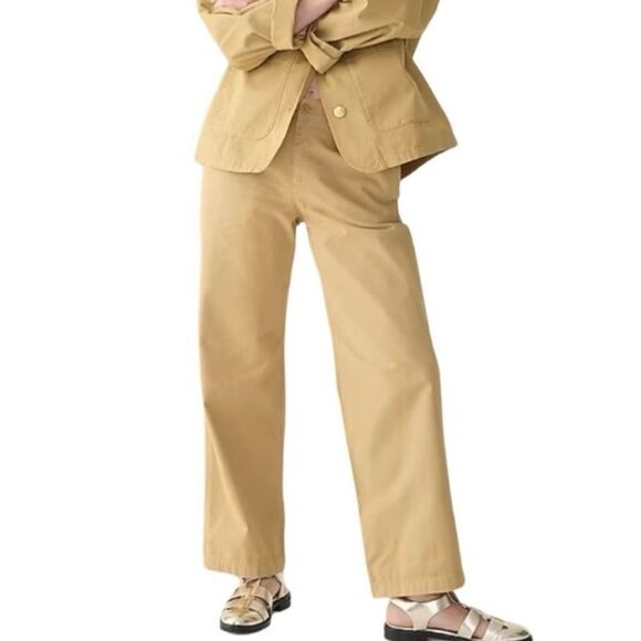 J. Crew Sailor Heritage Chino Pants In Honey Brown Womens Sz 27 Maritime - Picture 4 of 13
